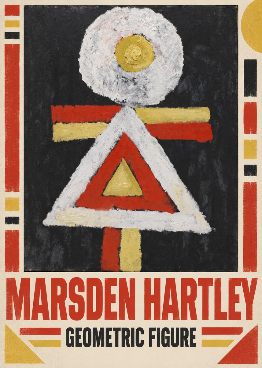 Marsden Hartley Geometric Figure No5 - Affiche