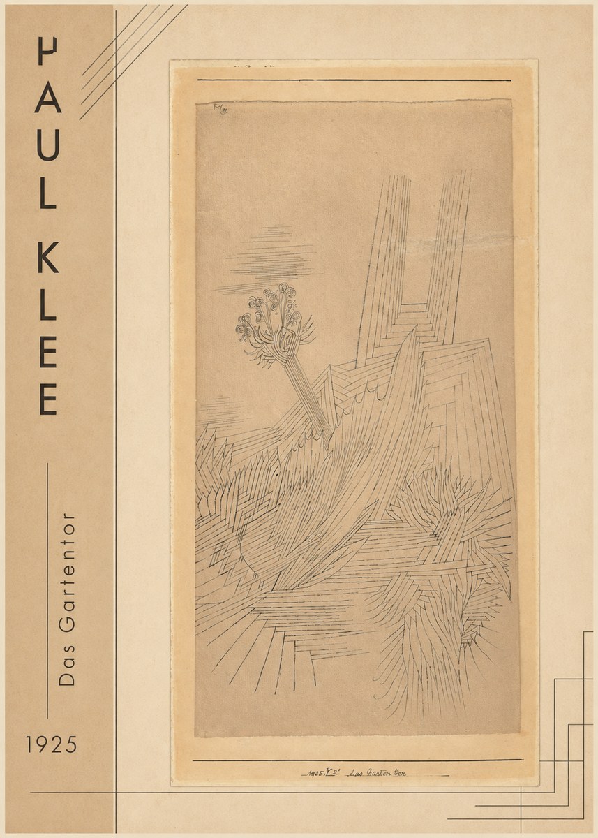 Paul Klee Das Gartentor I No2 - Affiche