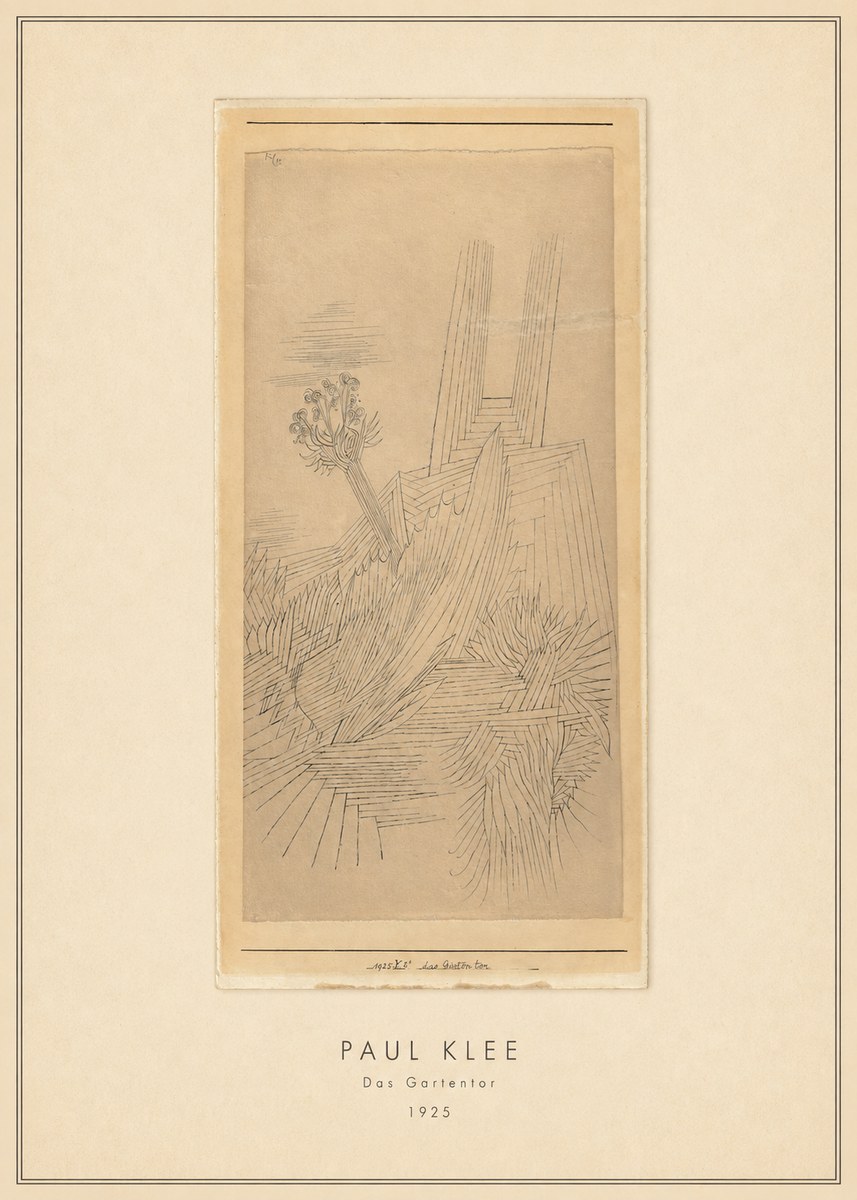 Paul Klee Das Gartentor I No3 - Affiche