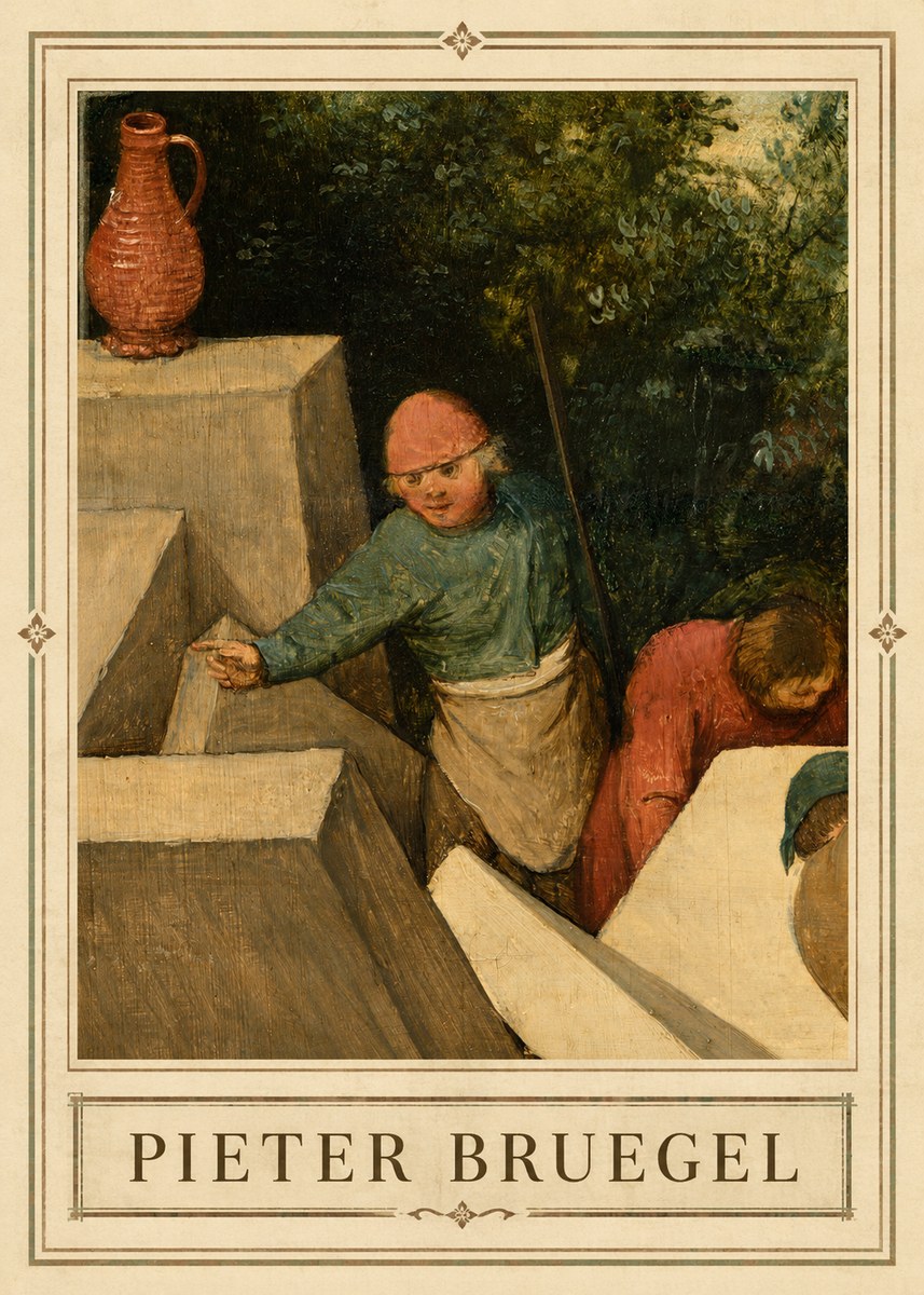 Pieter Bruegel The Tower of Babel XIX No1 - Affiche