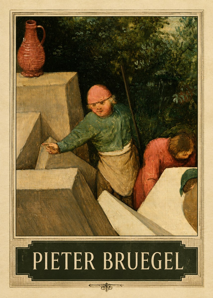 Pieter Bruegel The Tower of Babel XIX No3 - Affiche