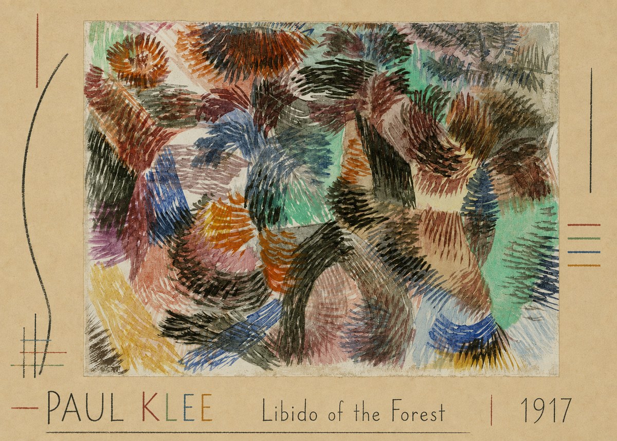 Paul Klee Libido of the Forest No2 - Affiche