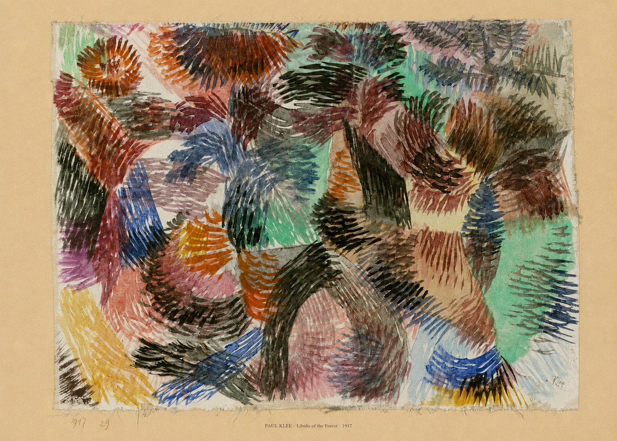 Paul Klee Libido of the Forest No6 - Affiche