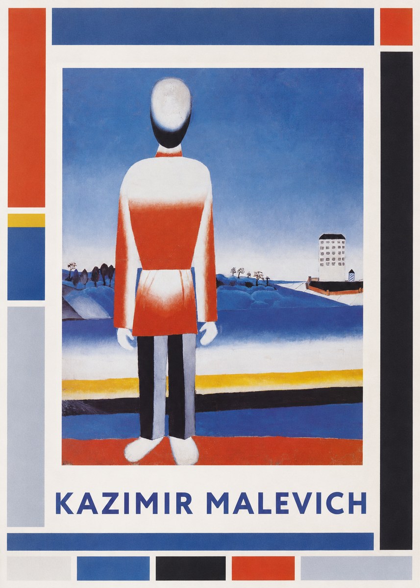 Kazimir Malevich Peasant No1 - Affiche