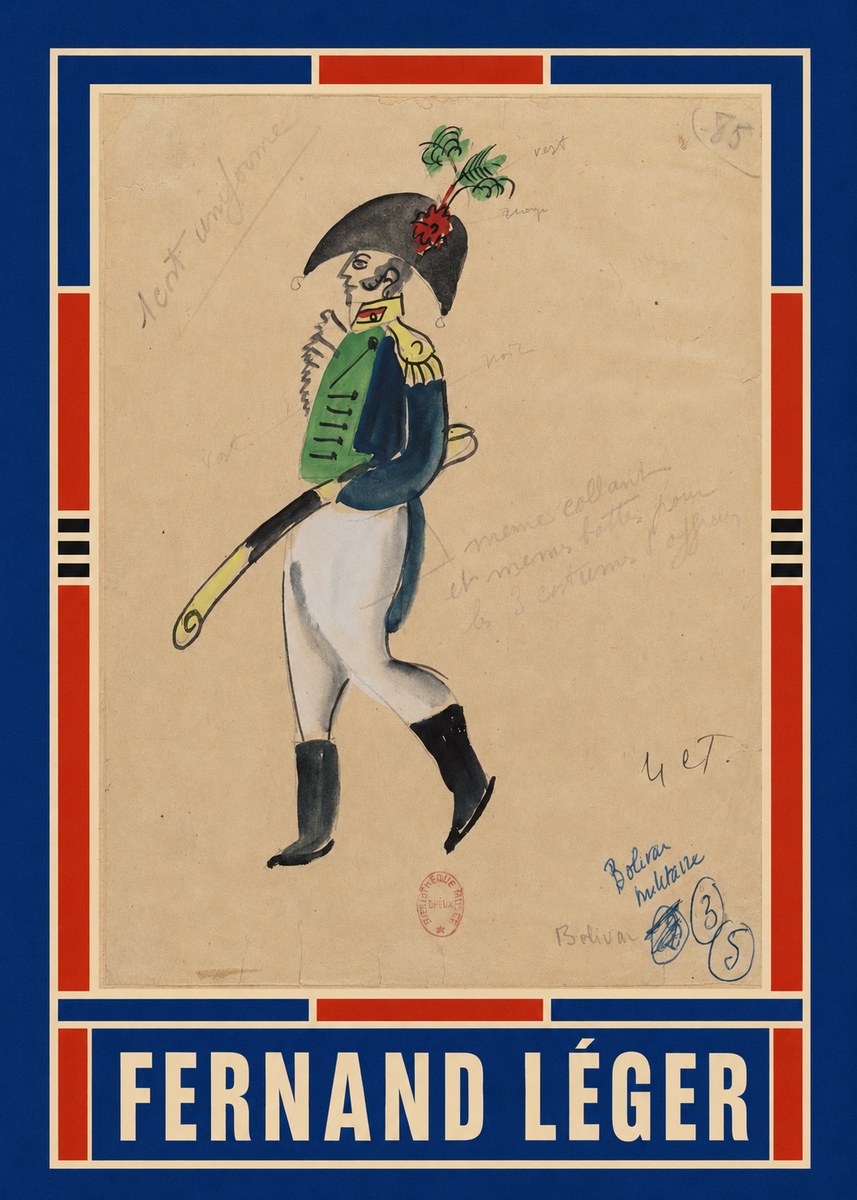 Fernand Léger Bolívar Militaire No1 - Affiche