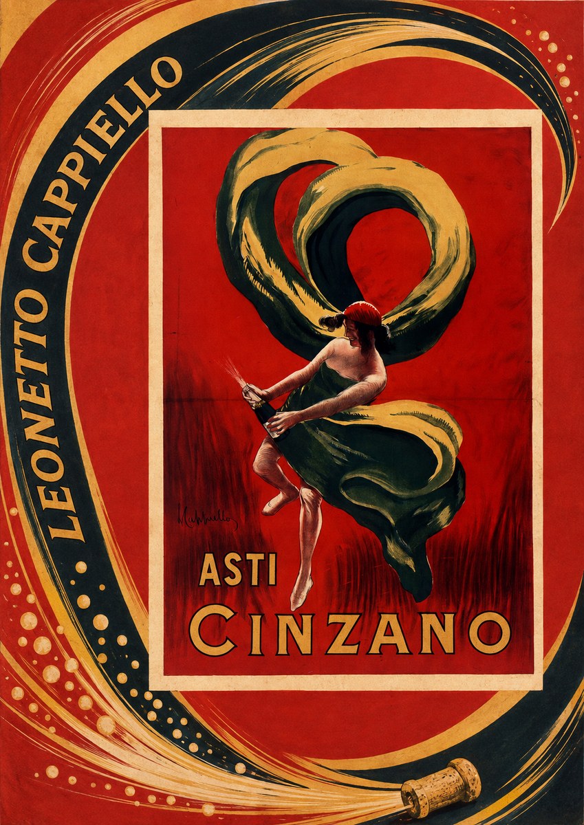 Leonetto Cappiello Asti Cinzano II No2 - Affiche