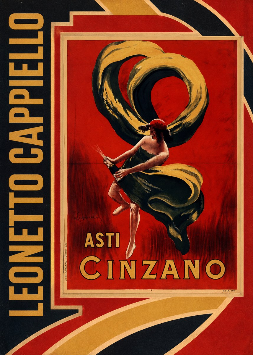 Leonetto Cappiello Asti Cinzano II No3 - Affiche