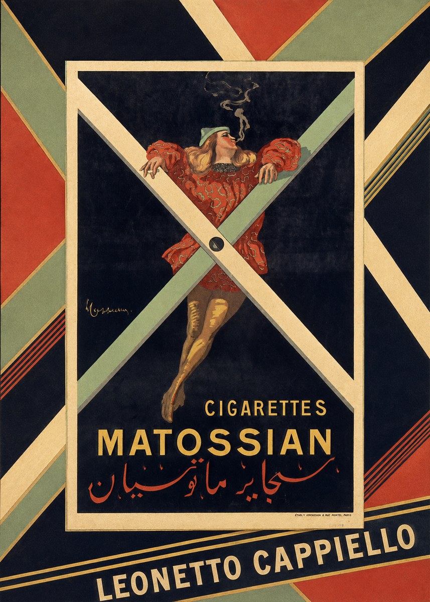 Leonetto Cappiello Cigarettes Matossian No3 - Affiche