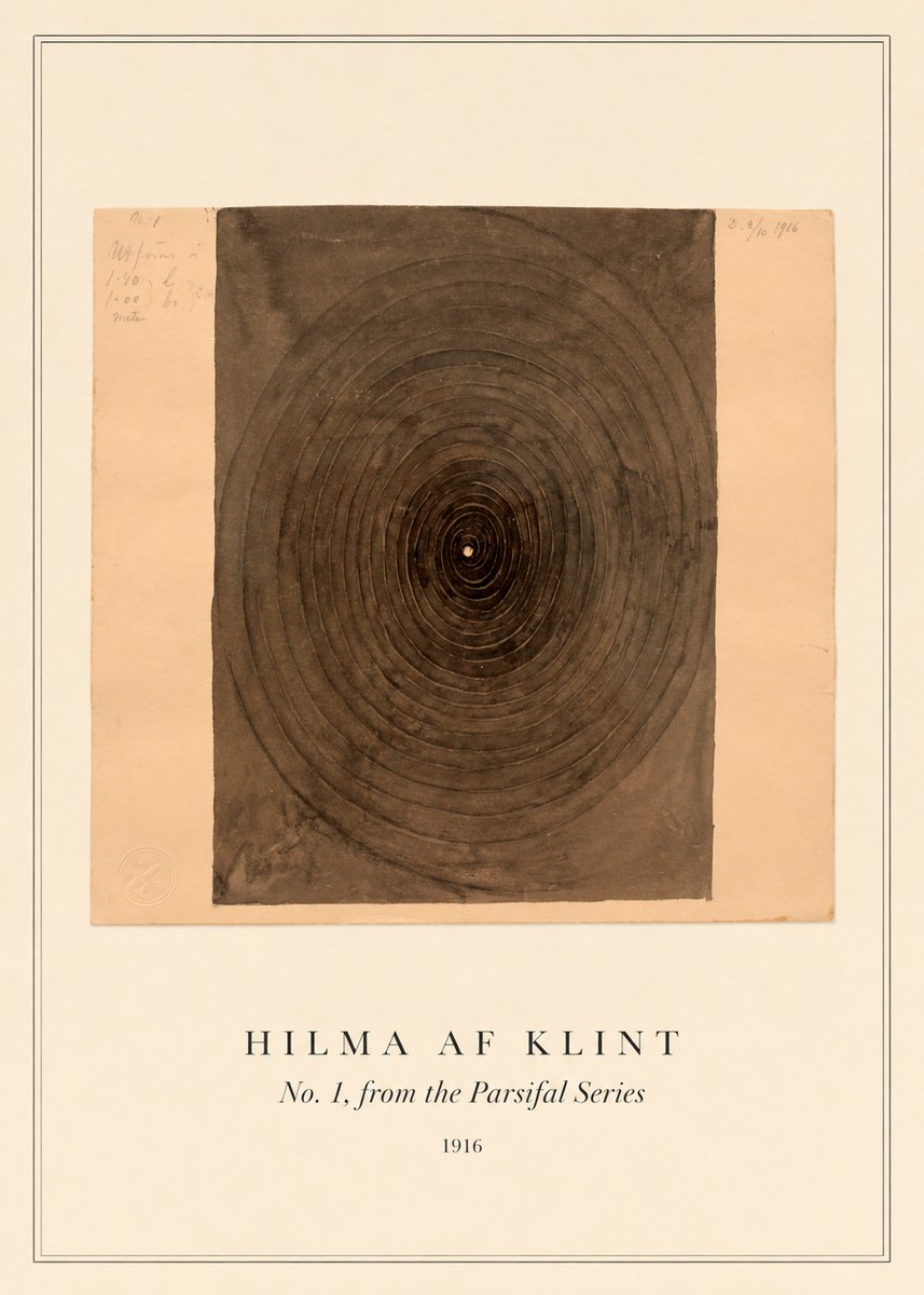 Hilma af Klint No. 1, from the Parsifal Series No3 - Affiche