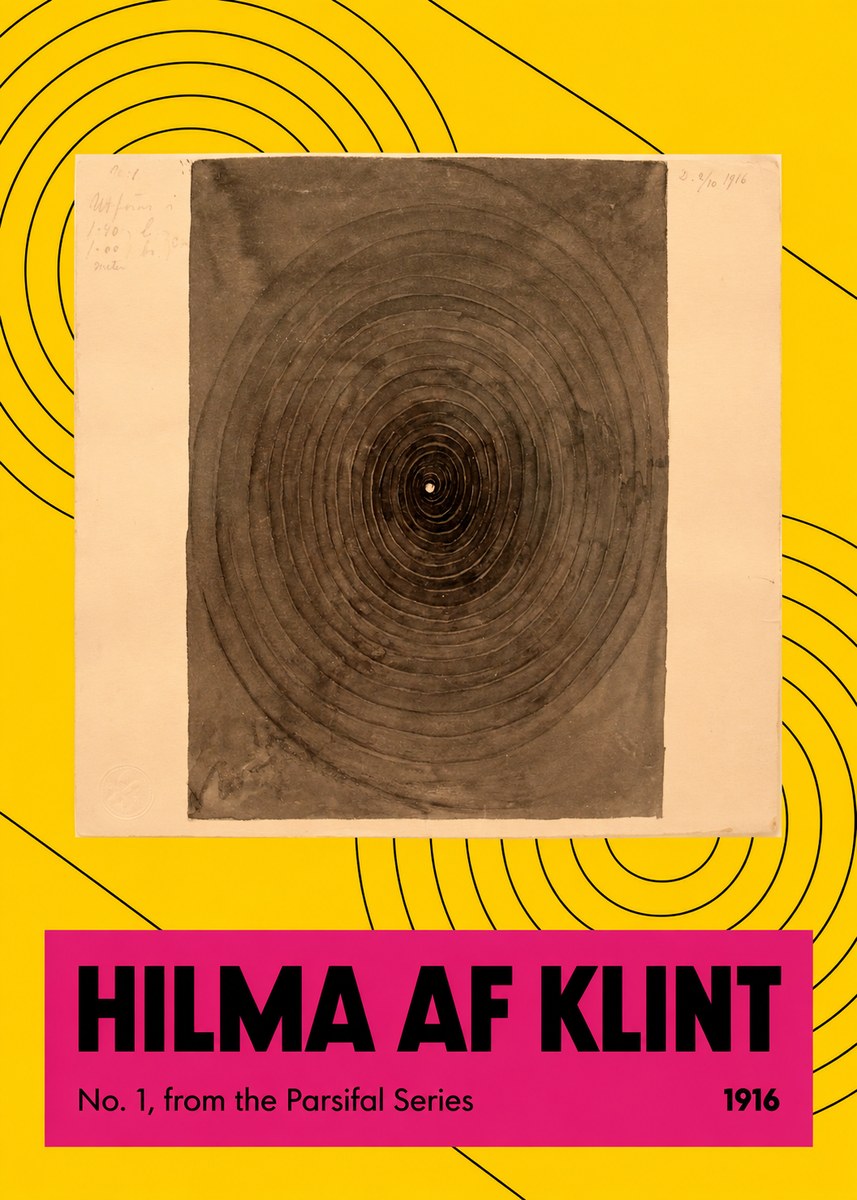 Hilma af Klint No. 1, from the Parsifal Series No4 - Affiche