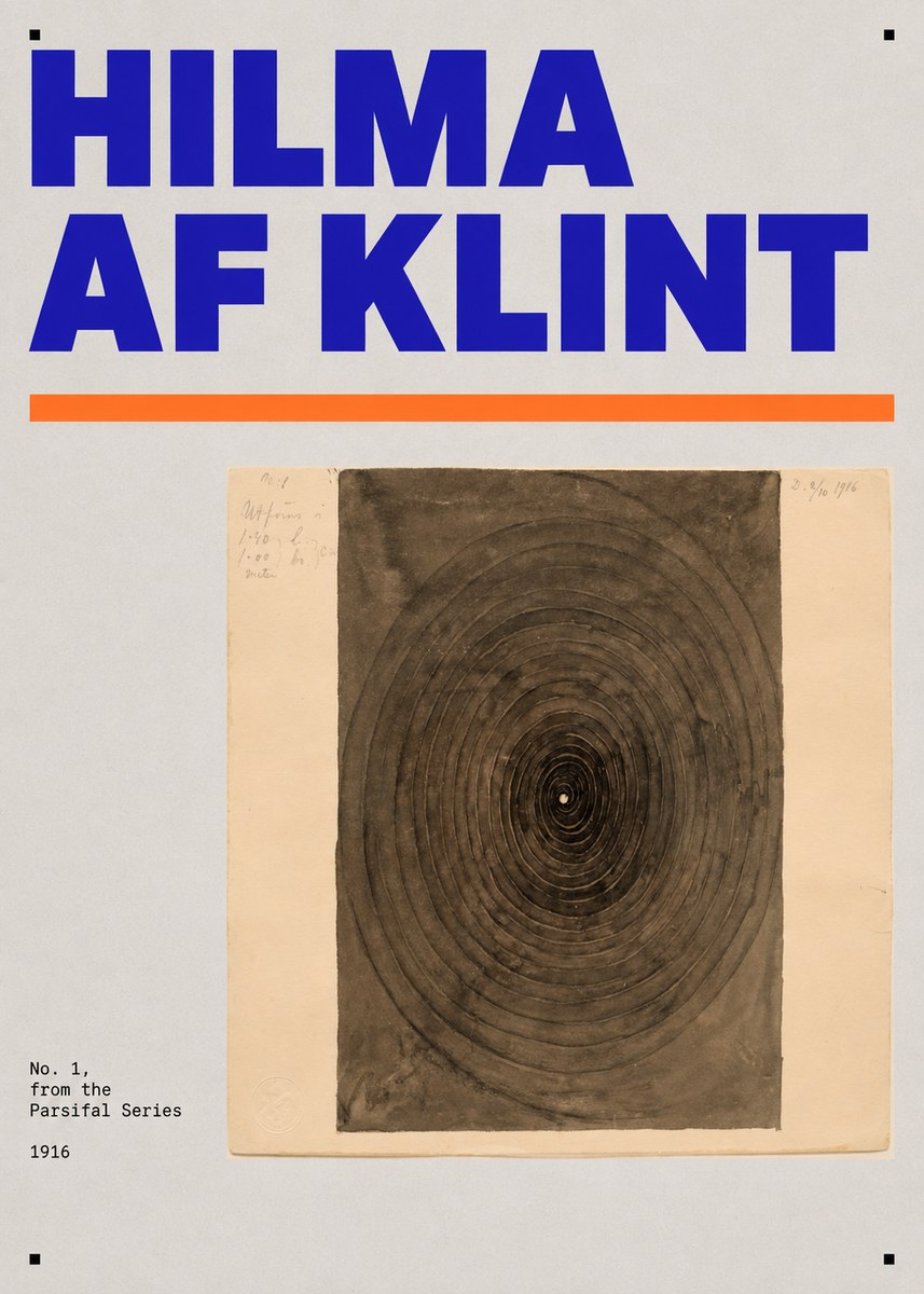 Hilma af Klint No. 1, from the Parsifal Series No5 - Affiche