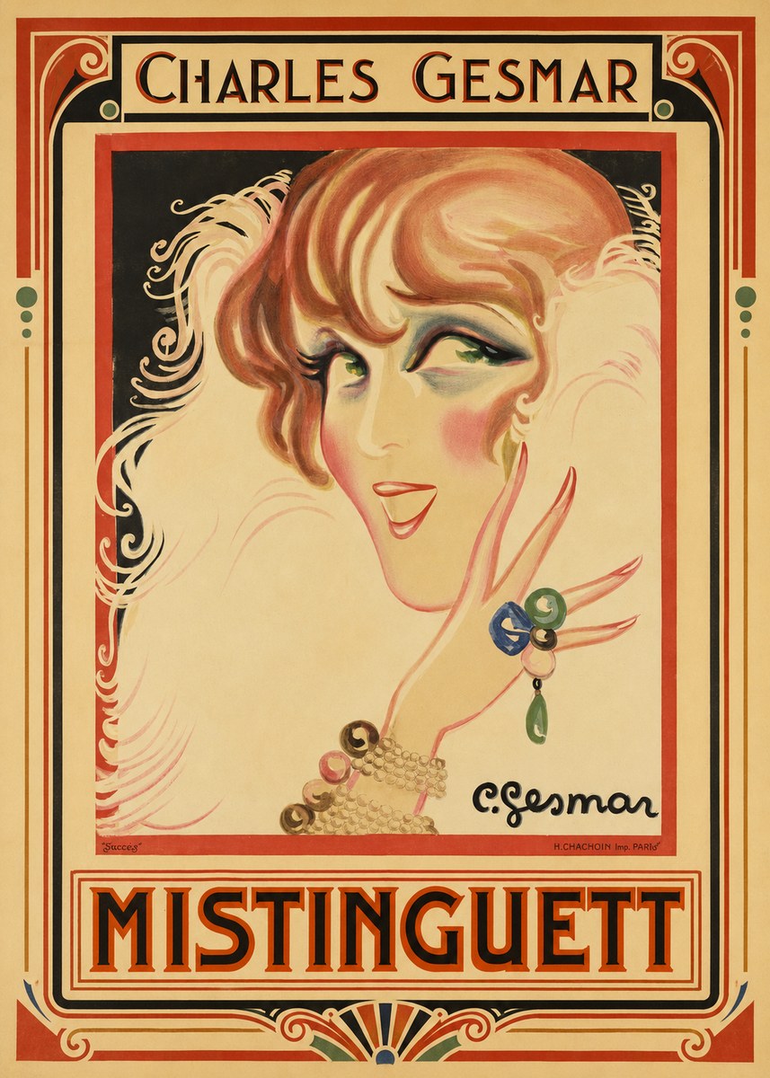 Charles Gesmar Mistinguett No1 - Affiche