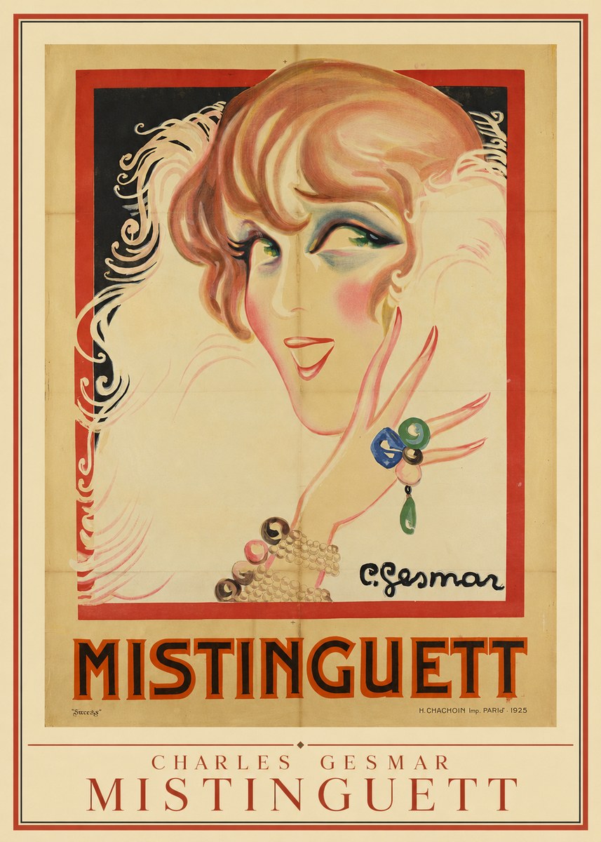 Charles Gesmar Mistinguett No4 - Affiche