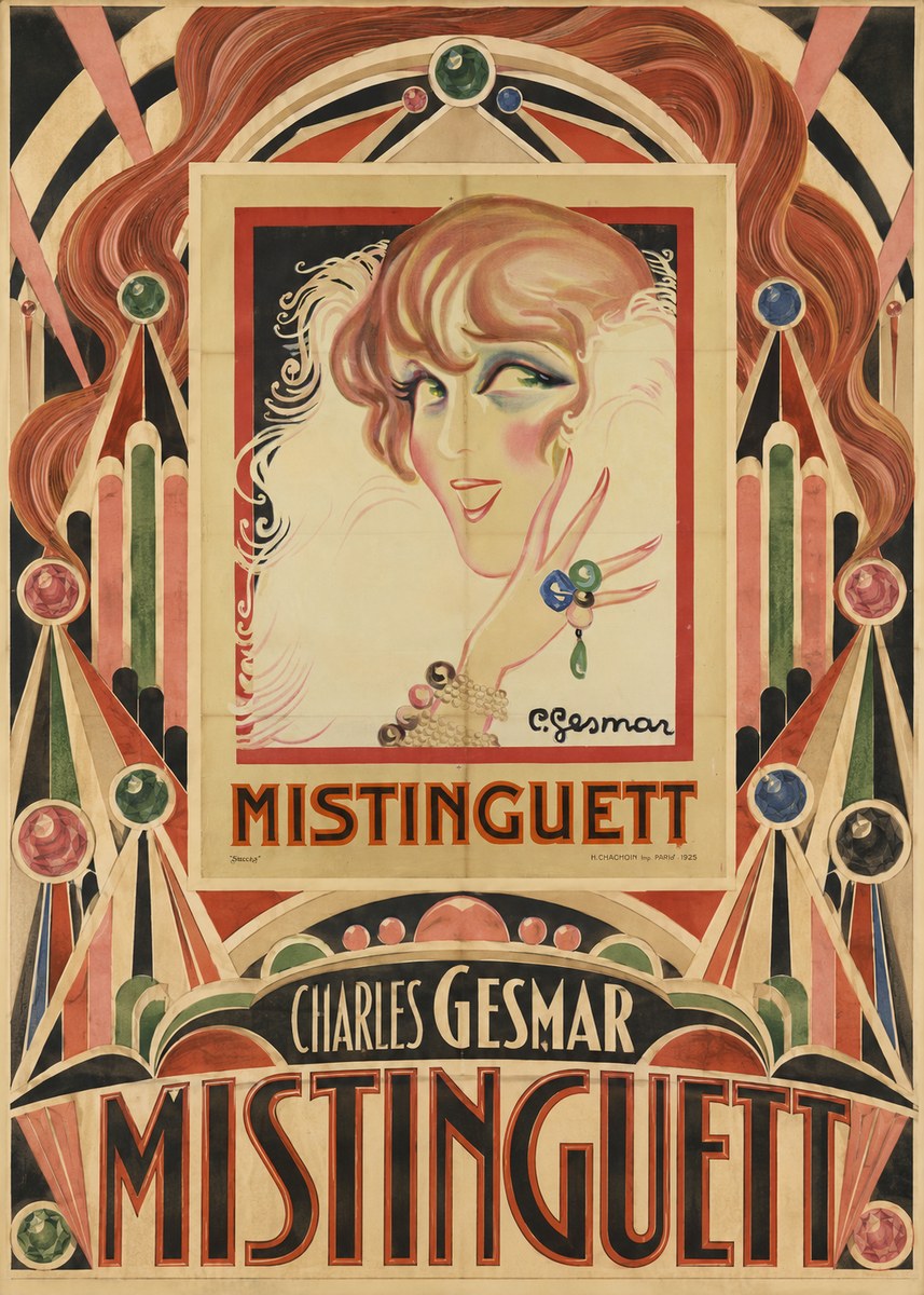 Charles Gesmar Mistinguett No5 - Affiche