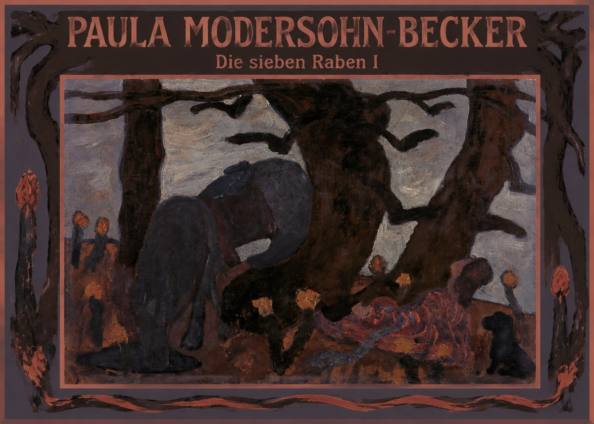 Paula Modersohn-Becker Die Sieben Raben I No1 - Affiche
