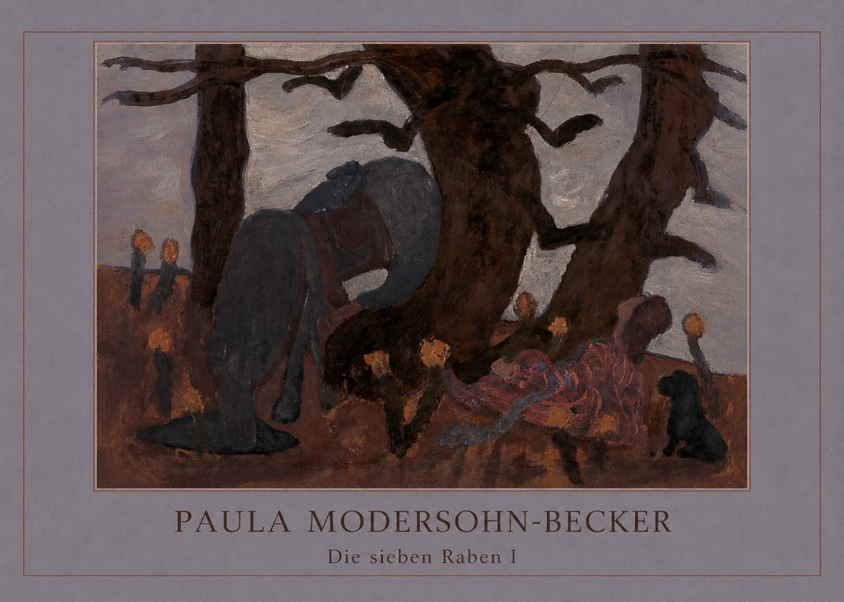 Paula Modersohn-Becker Die Sieben Raben I No5 - Affiche
