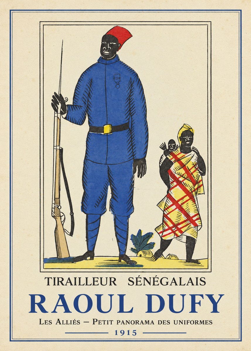 Raoul Dufy Tirailleur Sénégalais No4 - Affiche