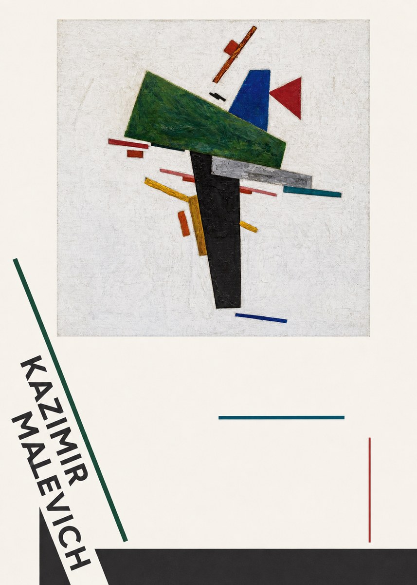Kazimir Malevich Suprematist Composition II No2 - Affiche