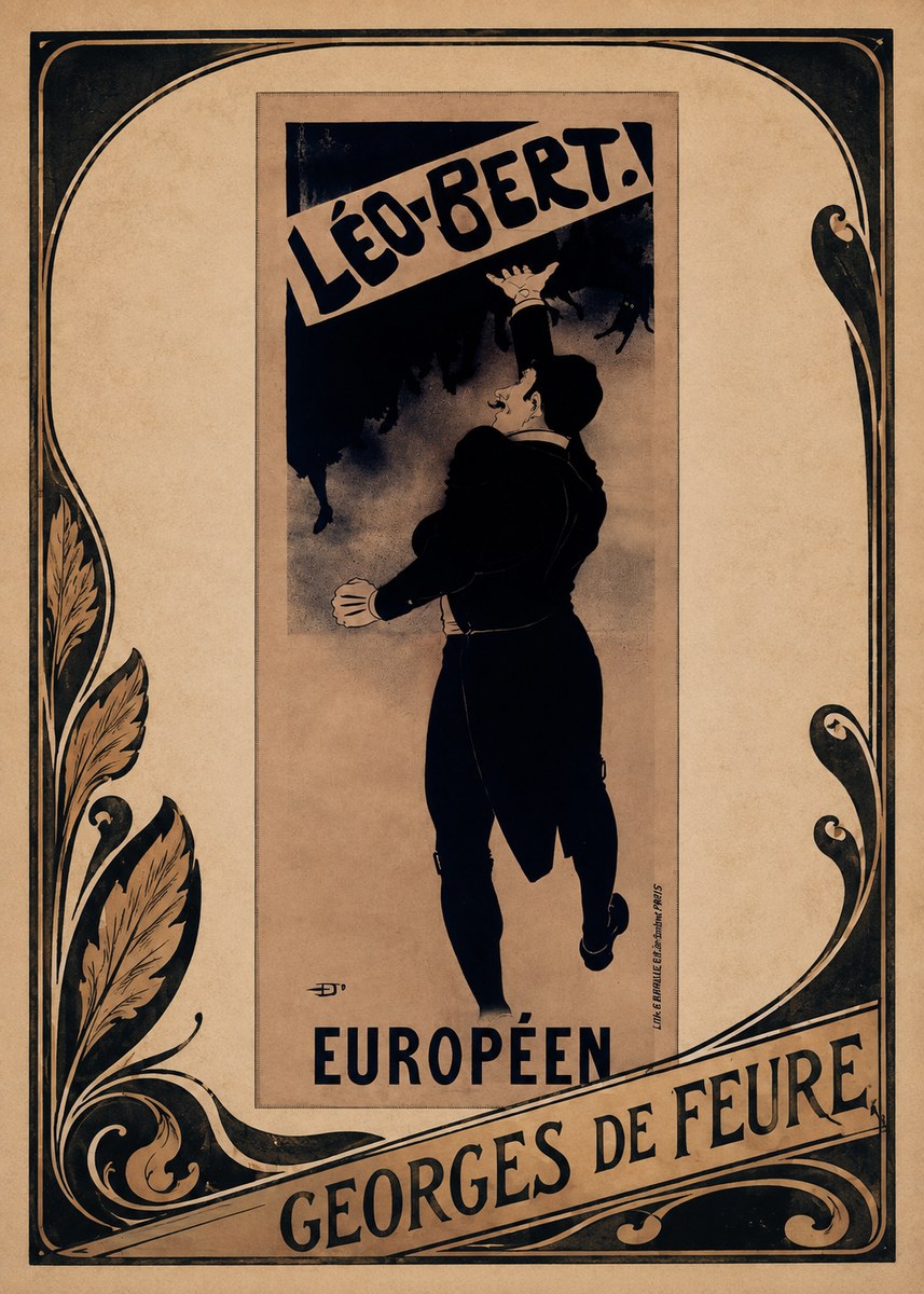 Georges de Feure Léo-bert. Européen No1 - Affiche