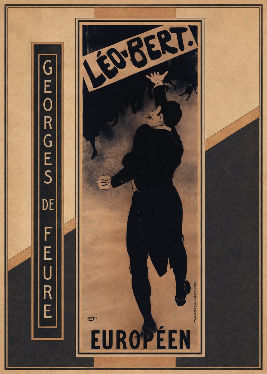 Georges de Feure Léo-bert. Européen No2 - Affiche