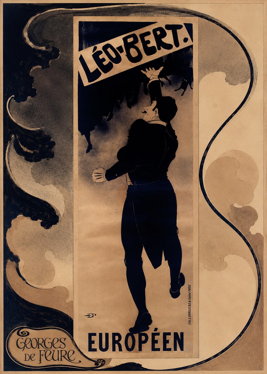 Georges de Feure Léo-bert. Européen No3 - Affiche