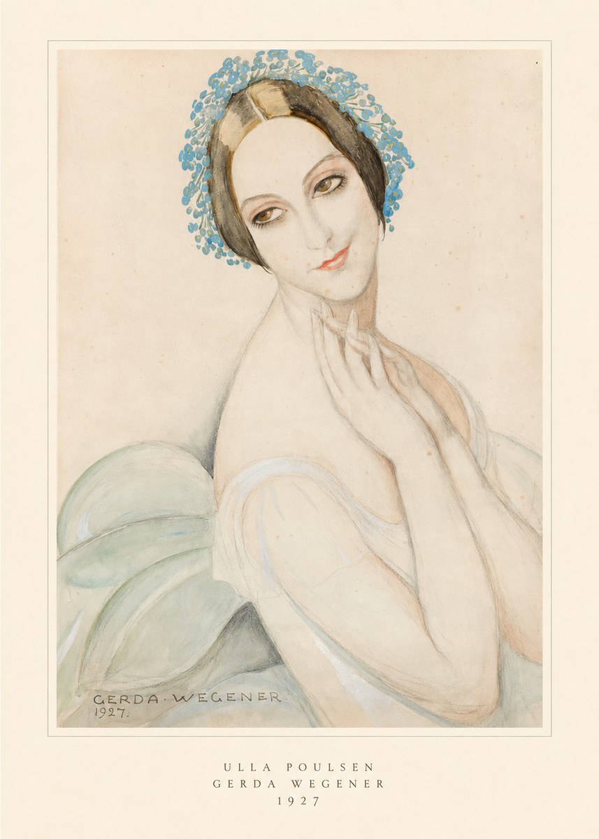 Gerda Wegener Ulla Poulsen No6 - Affiche