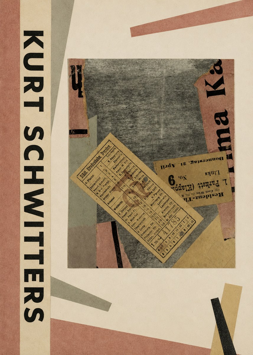 Kurt Schwitters Merz Collage No2 - Affiche