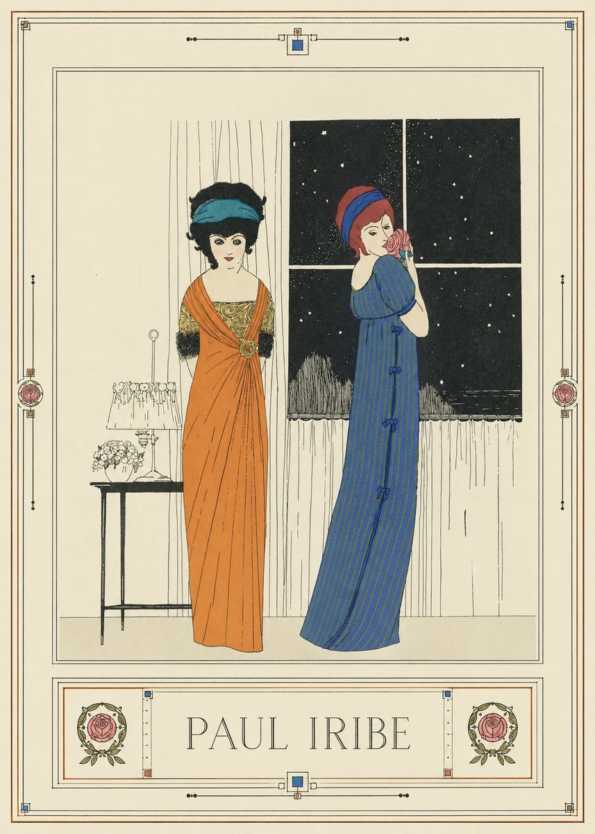 Paul Iribe Evening Elegance No1 - Affiche