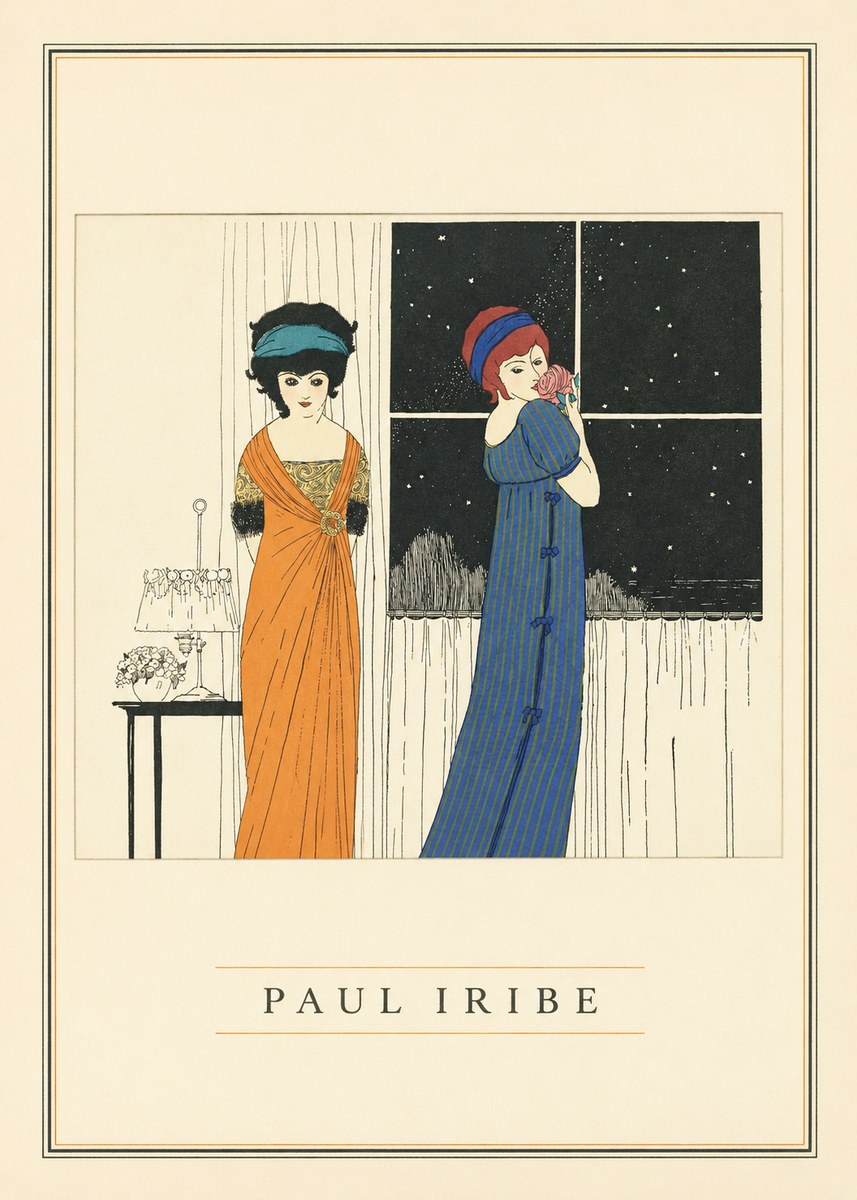 Paul Iribe Evening Elegance No5 - Affiche
