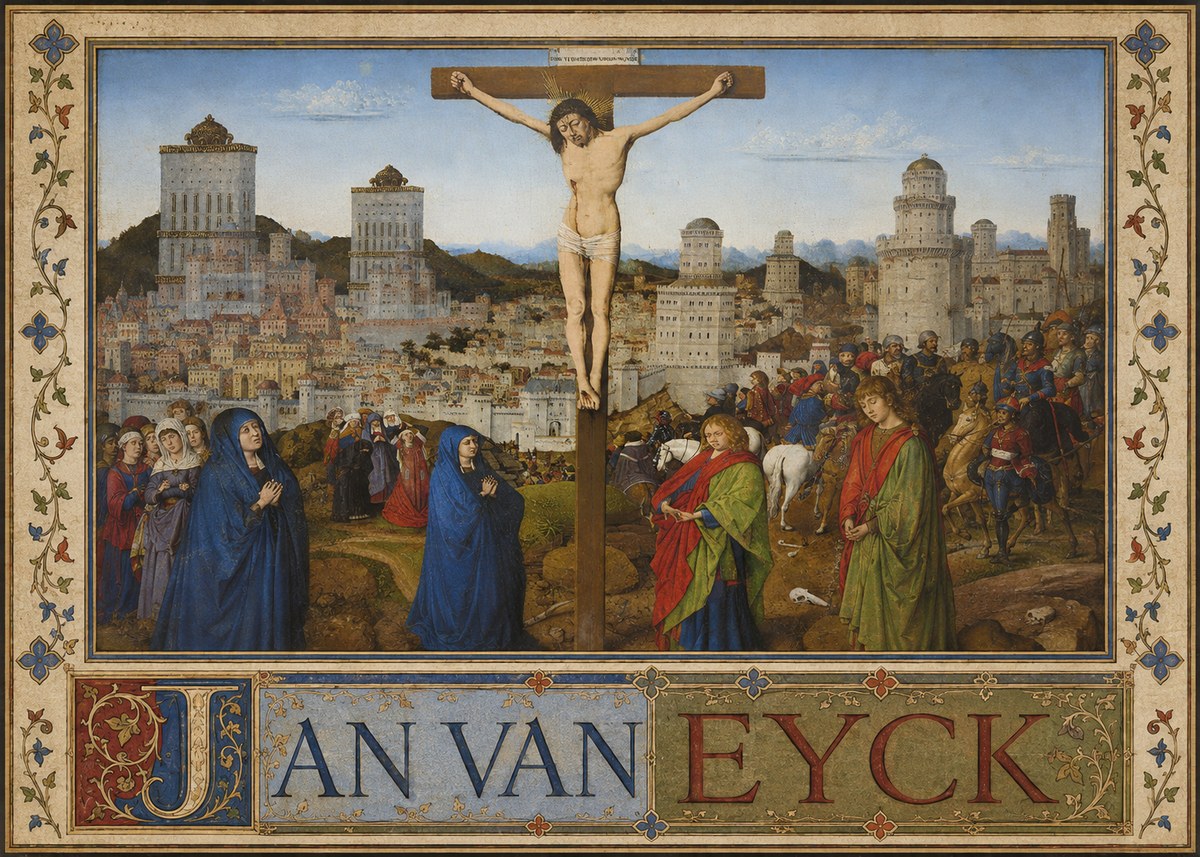 Jan van Eyck The Crucifixion No6 - Affiche