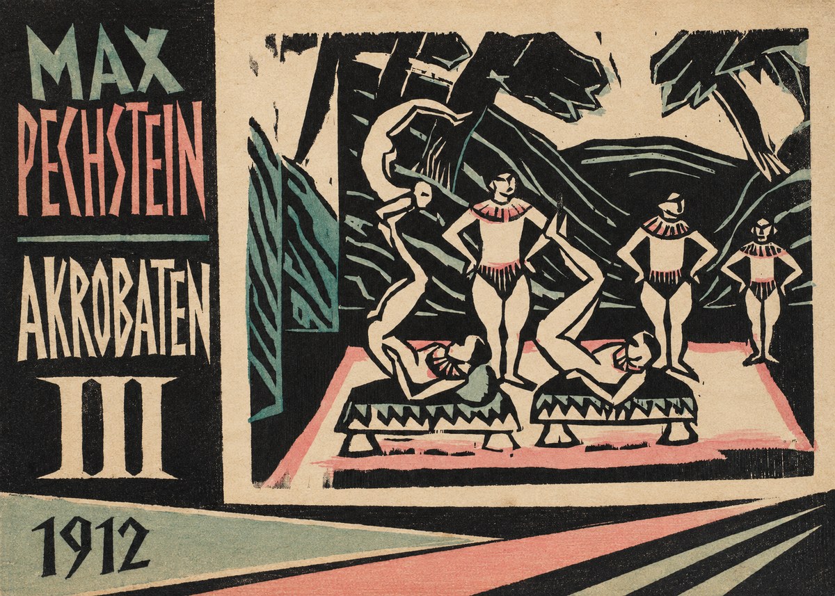 Max Pechstein Akrobaten Iii No2 - Affiche