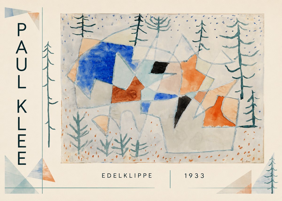 Paul Klee Edelklippe No2 - Affiche