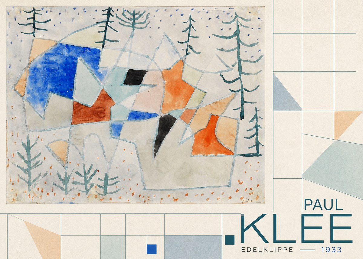 Paul Klee Edelklippe No4 - Affiche