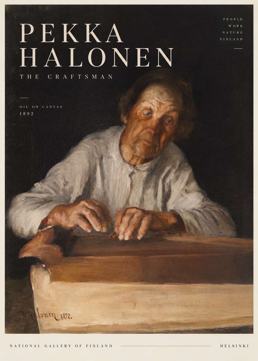 Pekka Halonen The Old Man No6 - Affiche