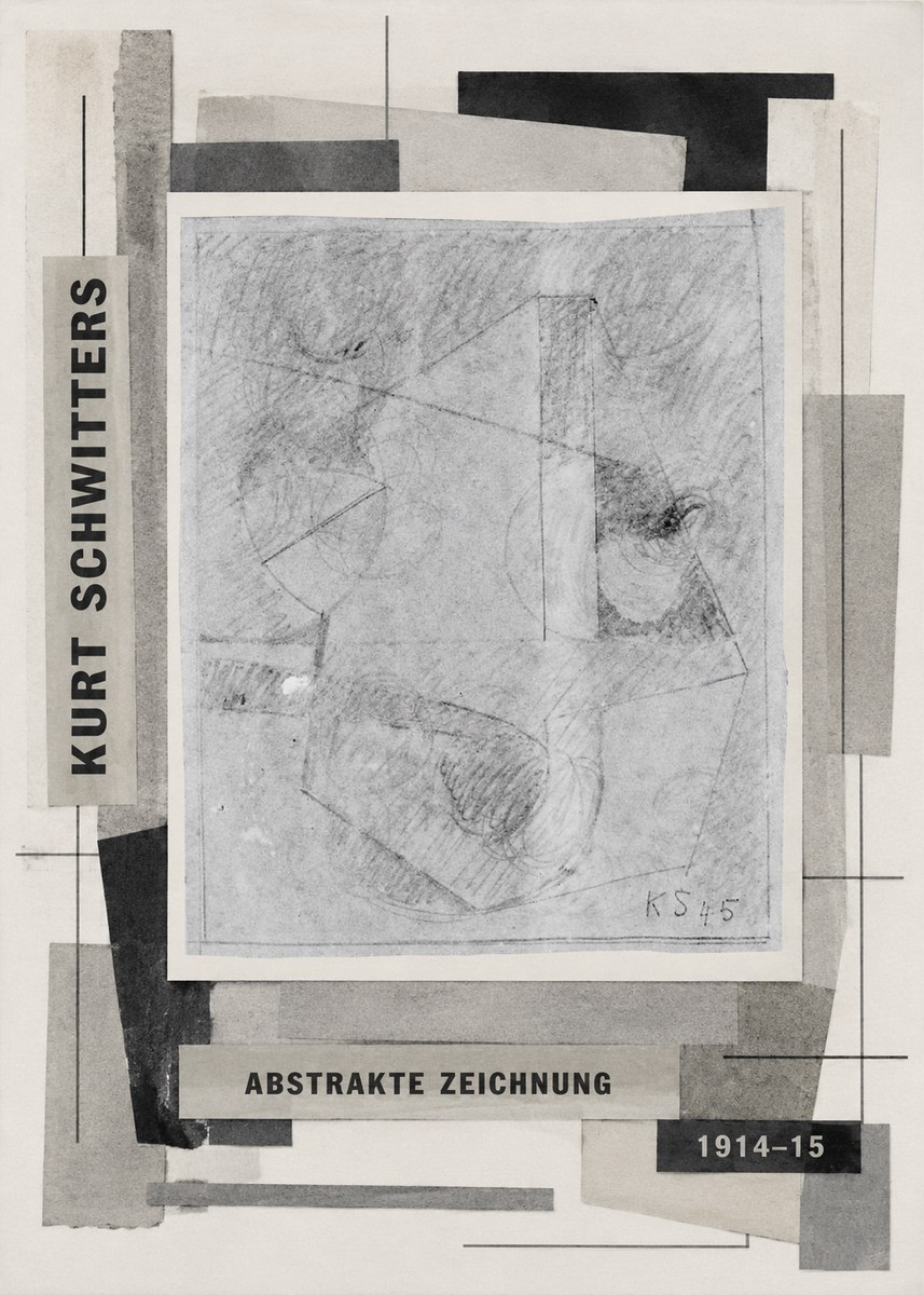 Kurt Schwitters Abstrakte Zeichnung No5 - Affiche
