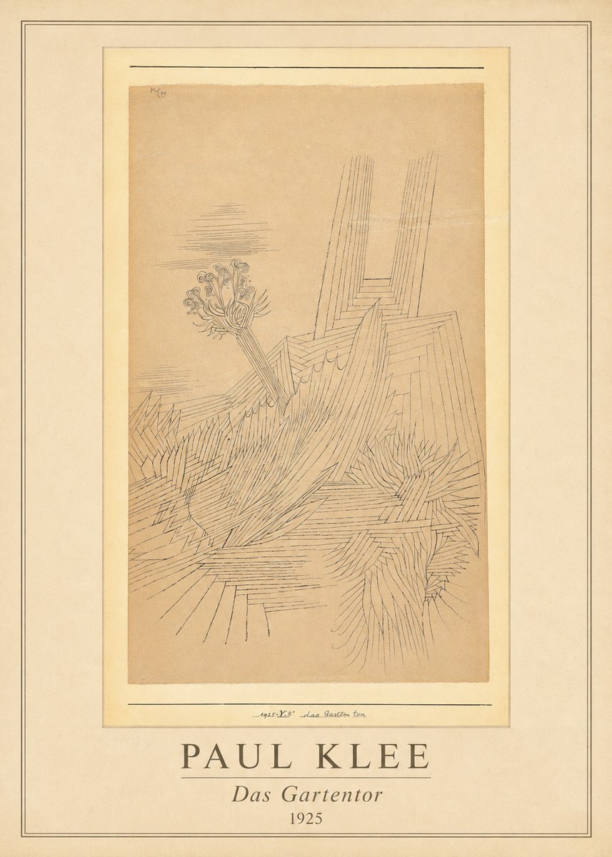 Paul Klee Das Gartentor II No1 - Affiche
