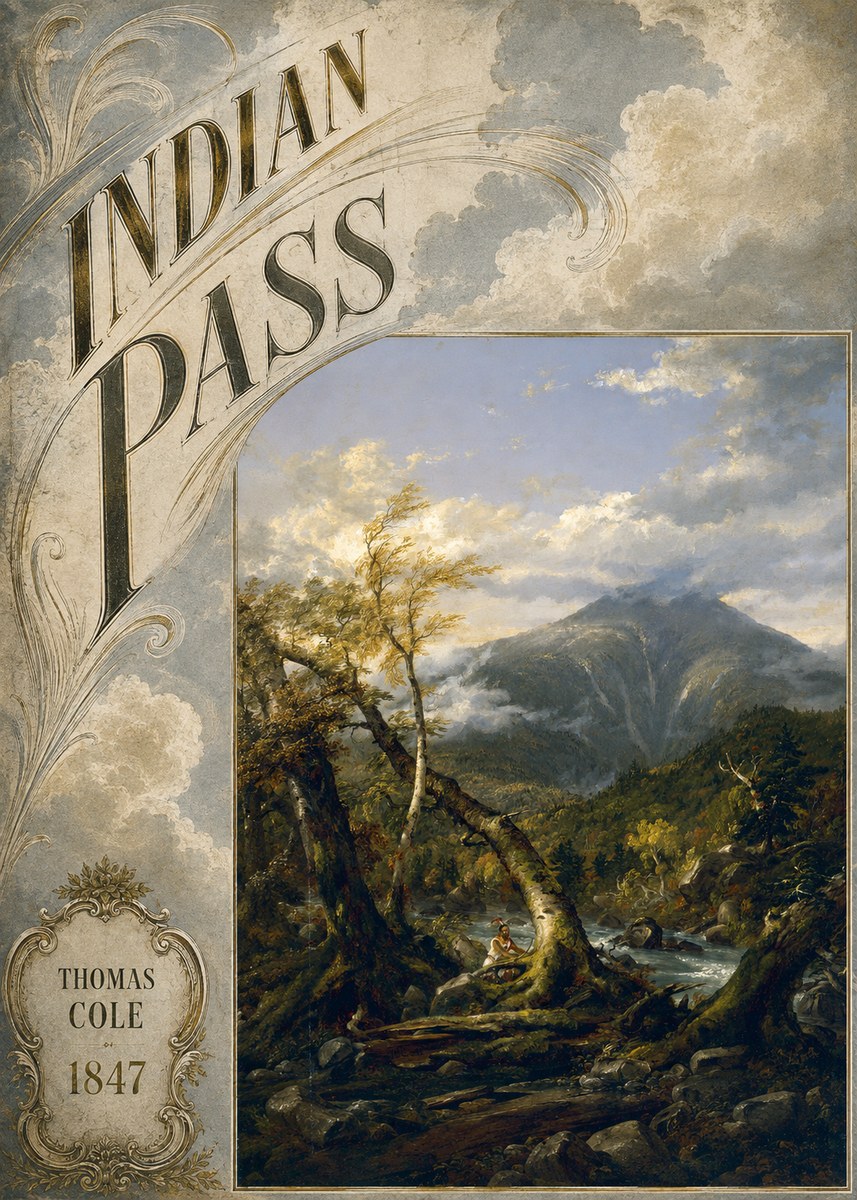 Thomas Cole Indian Pass II No5 - Affiche