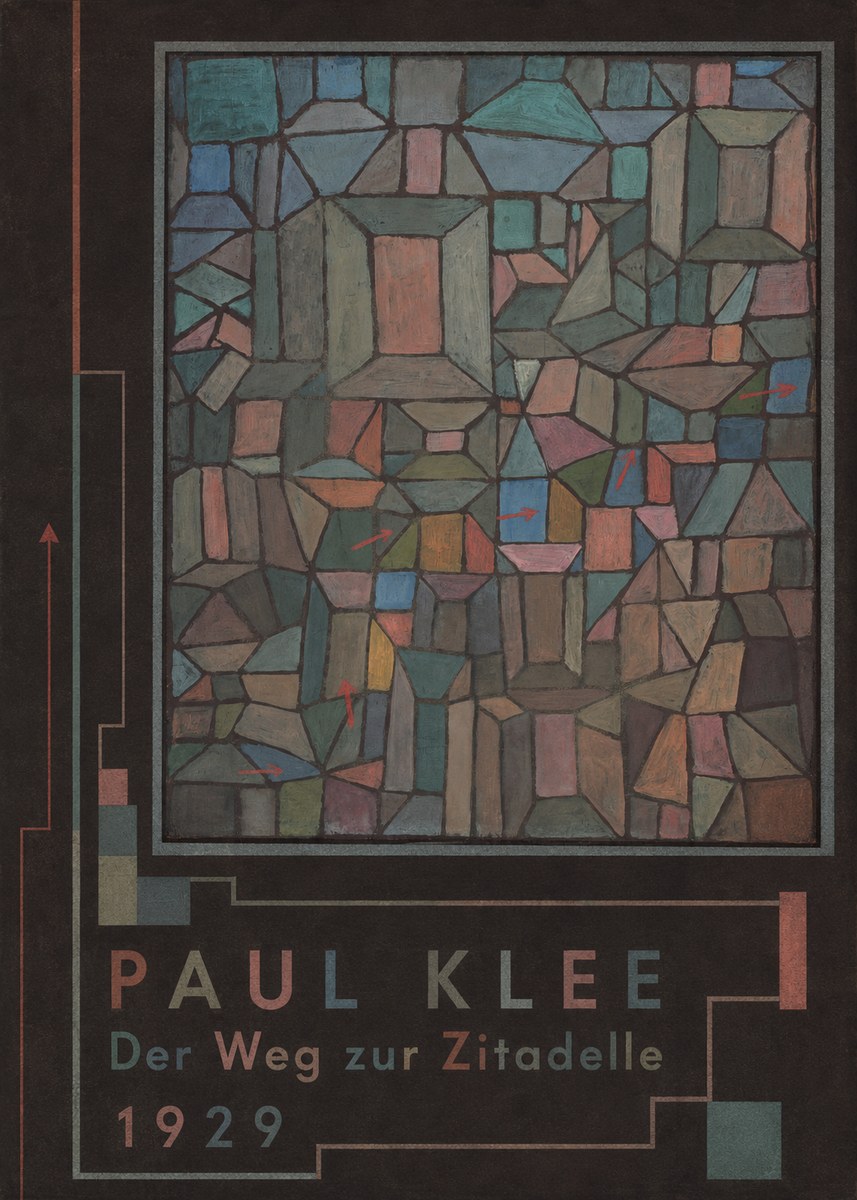 Paul Klee Der Weg Zur Zitadelle No2 - Affiche