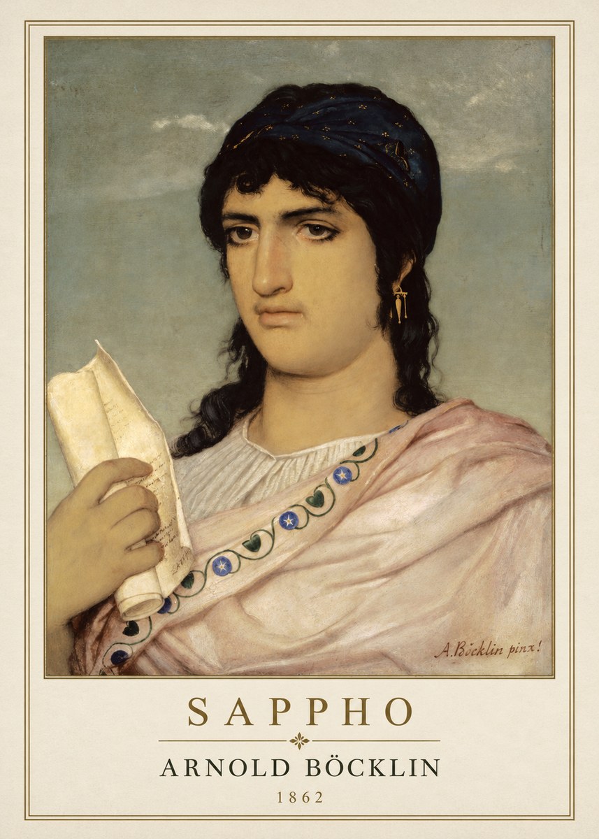 Arnold Böcklin Sappho No1 - Affiche