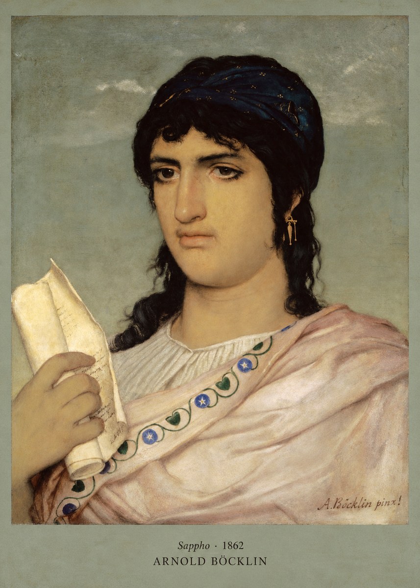 Arnold Böcklin Sappho No2 - Affiche