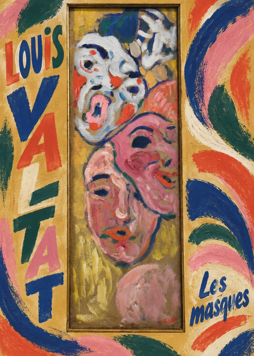 Louis Valtat Les Masques No2 - Affiche