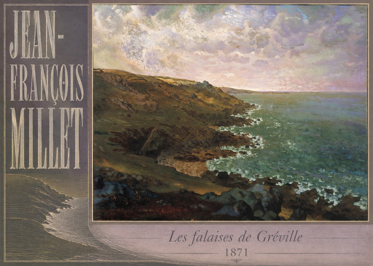 Jean-François Millet Les Falaises De Gréville No3 - Affiche