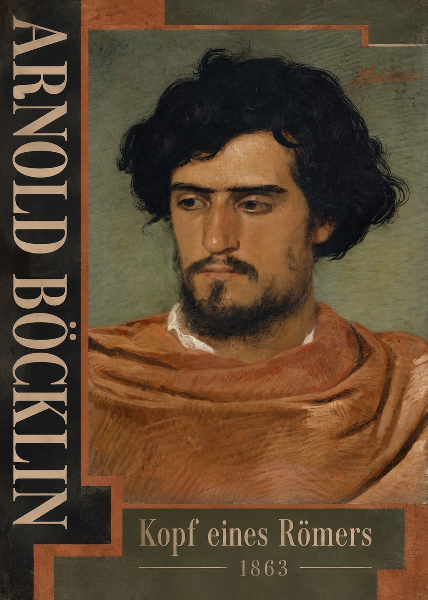 Arnold Böcklin Kopf Eines Römers No5 - Affiche