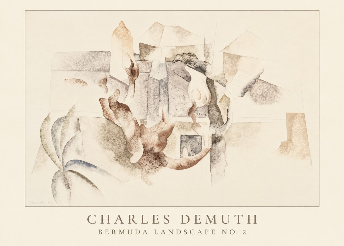 Charles Demuth Bermuda Landscape No. 2 No4 - Affiche