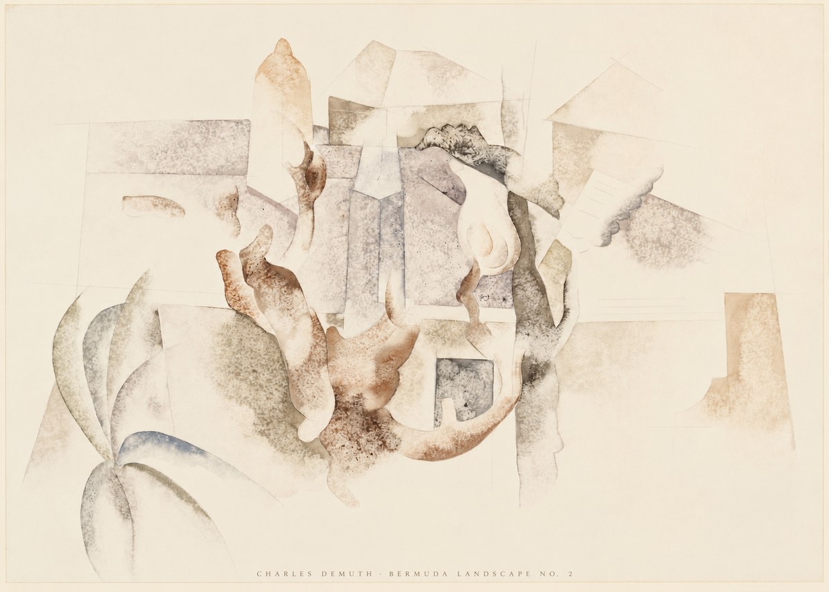 Charles Demuth Bermuda Landscape No. 2 No6 - Affiche