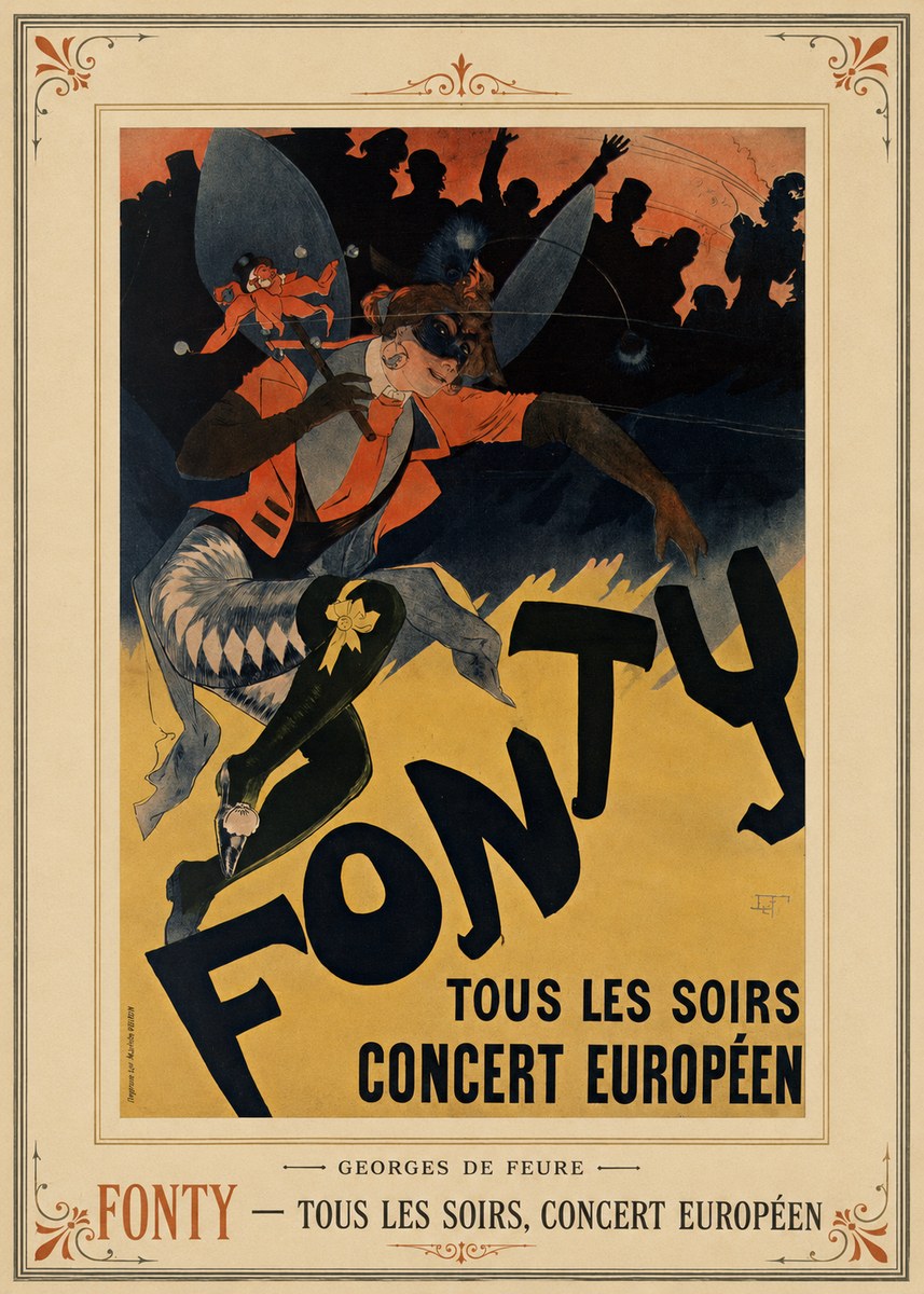 Georges de Feure Fonty III No4 - Affiche
