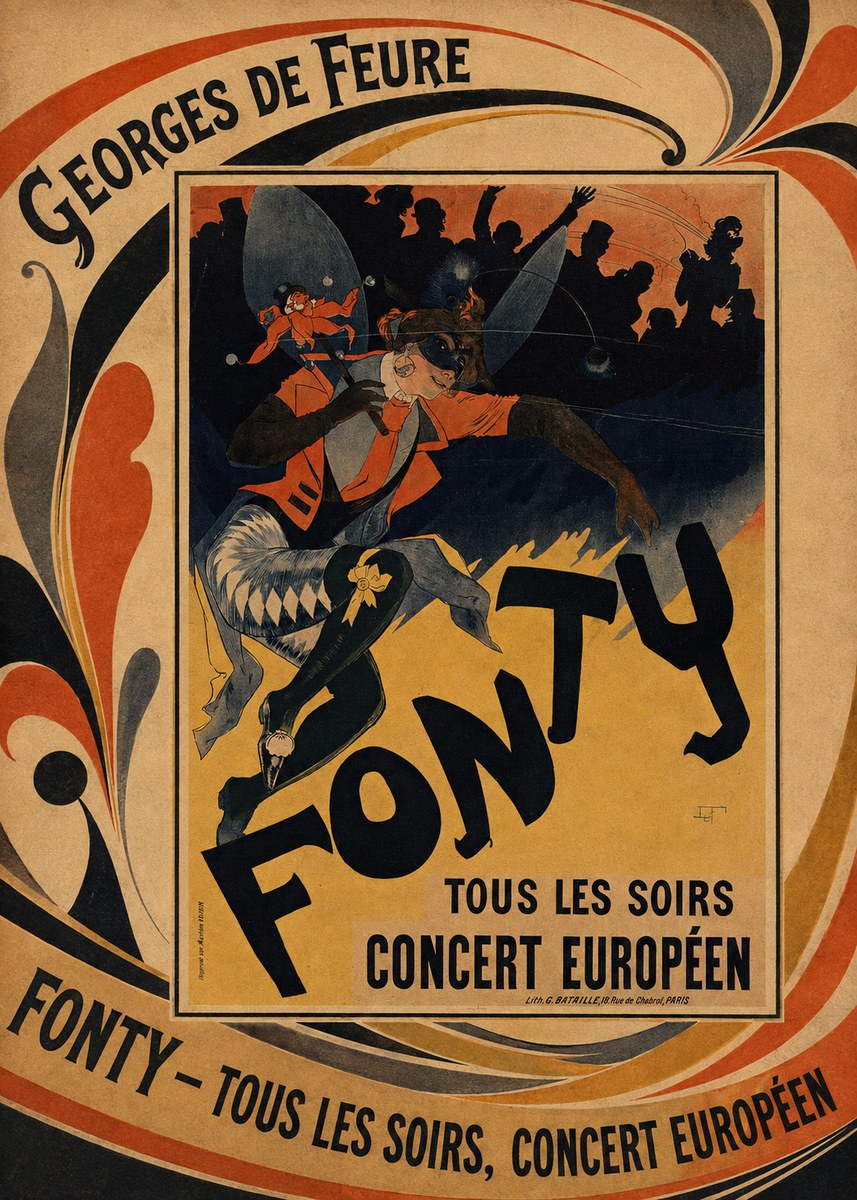 Georges de Feure Fonty III No5 - Affiche