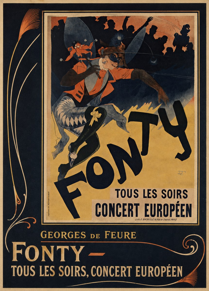 Georges de Feure Fonty III No6 - Affiche