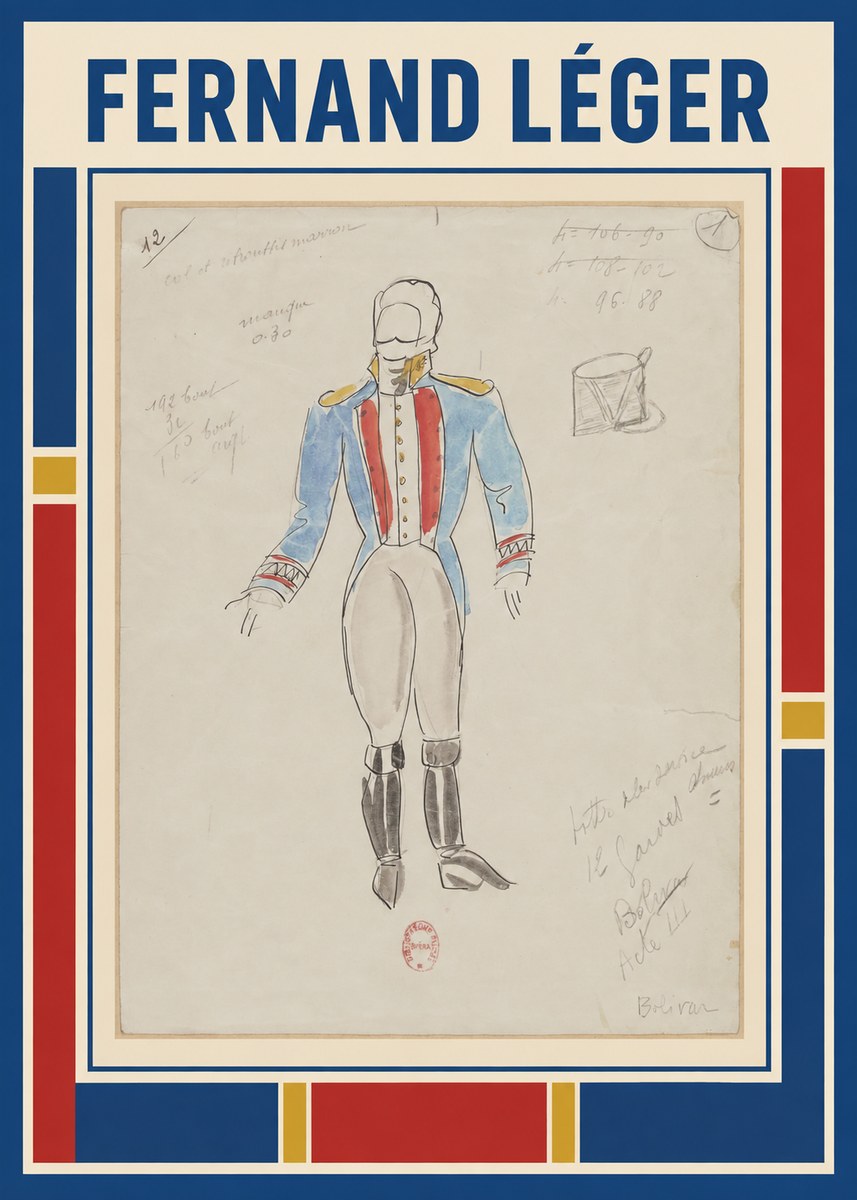 Fernand Léger Bolivar Acte Iii No1 - Affiche