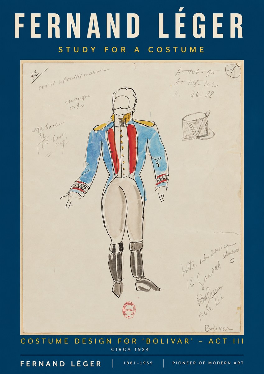 Fernand Léger Bolivar Acte Iii No2 - Affiche